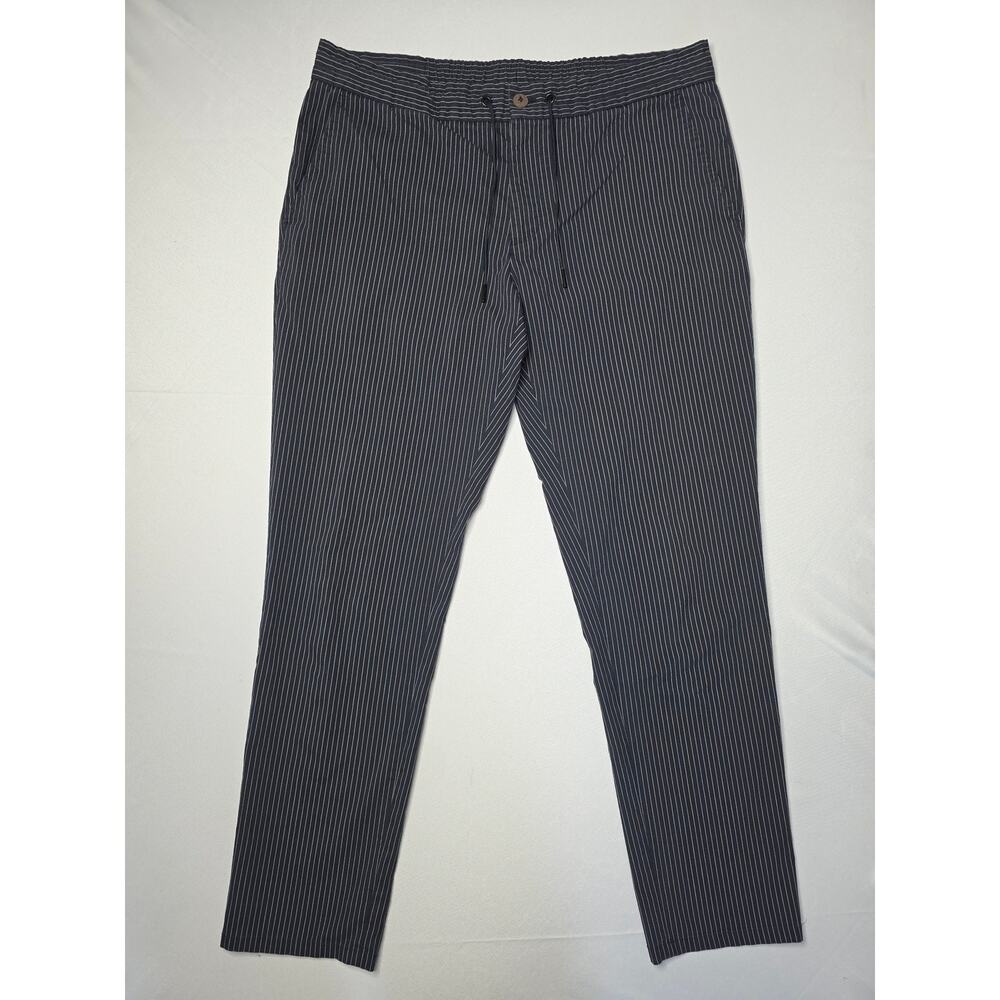 Calvin Klein Women's pinstripe drawstring pants Size M